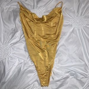 Gold/Yellow Nasty Gal Bodysuit
